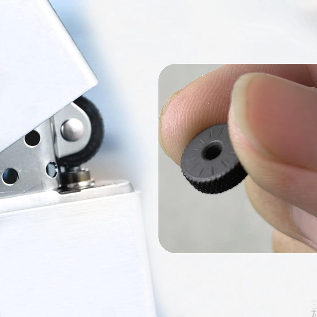 Universal Lighter Replacement Repair Kit for Oil Lighters, Black Flint Wheel