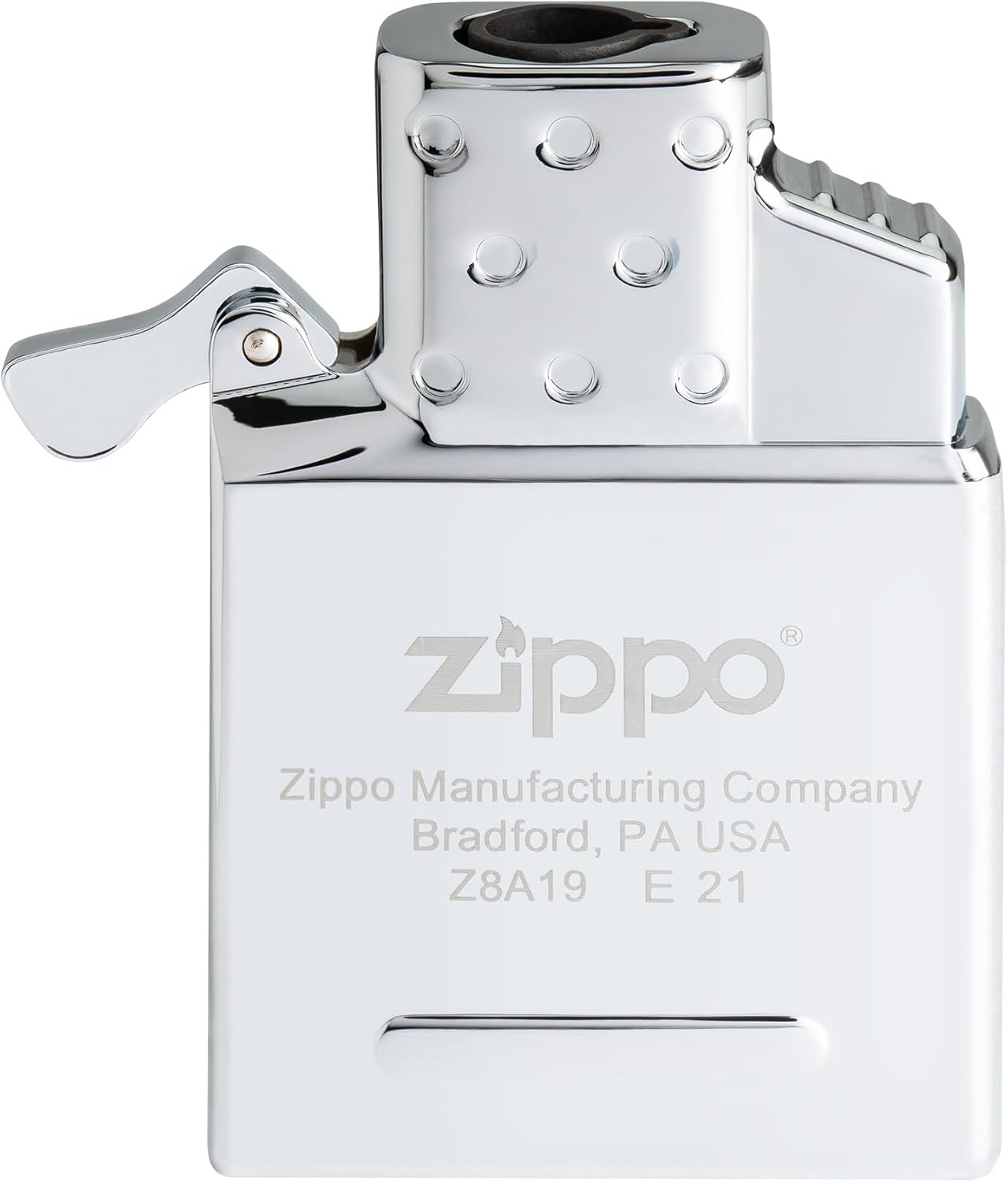 Zippo 65826 Butane Lighter Insert - Single Torch, Chrome