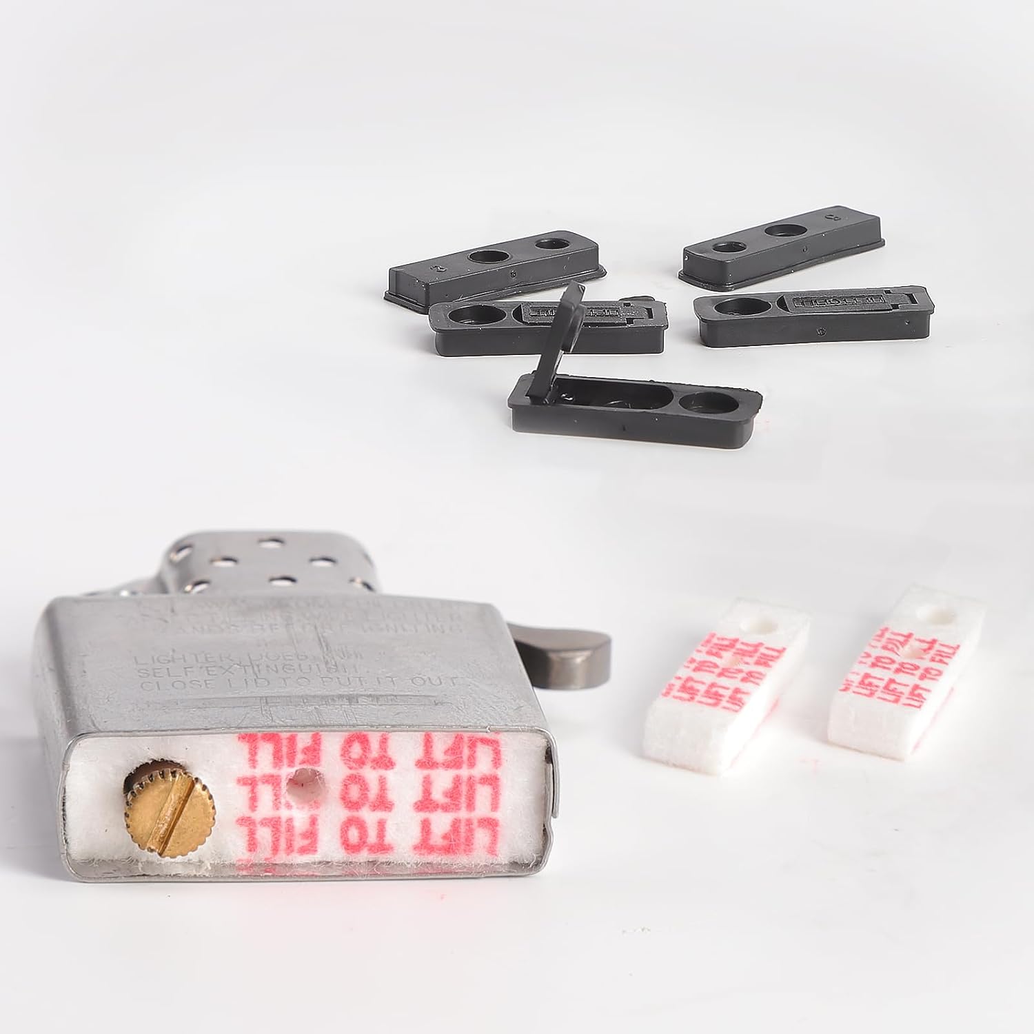 Lighter Repair Kit - Complete Maintenance Tools for Fluid & Petrol Lighters | Includes Flint, Wick, and Accessories | Vintage Lighter Repair Solution