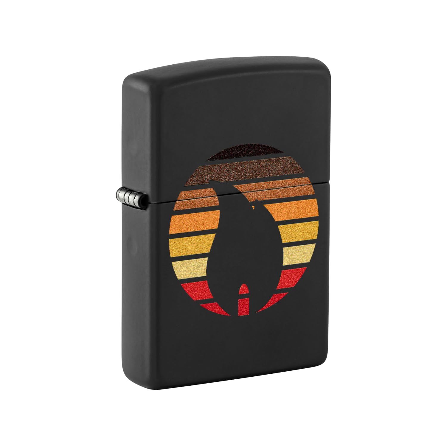 Zippo It Works Design Metallic Red Pocket Lighter