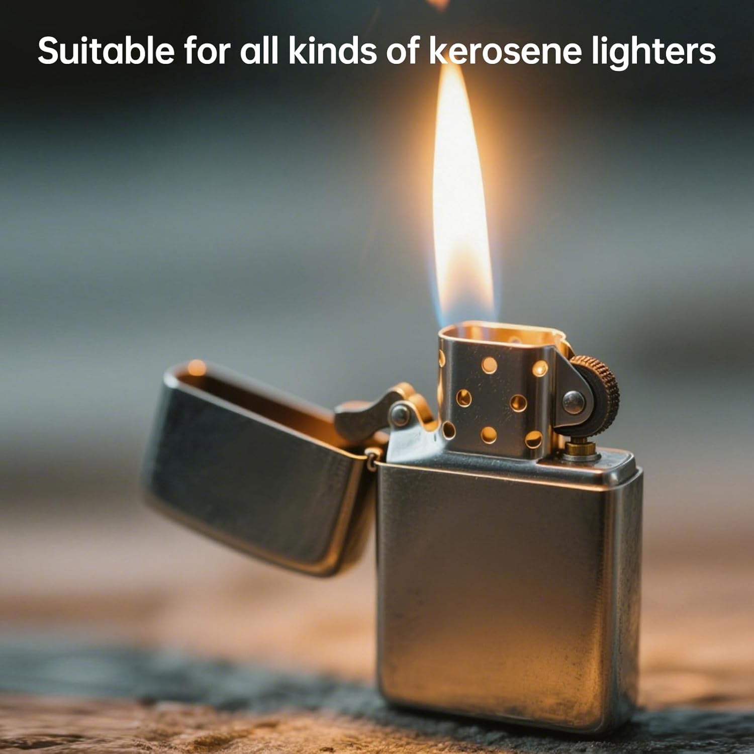 Lighter Repair Kit - Complete Maintenance Tools for Fluid & Petrol Lighters | Includes Flint, Wick, and Accessories | Vintage Lighter Repair Solution