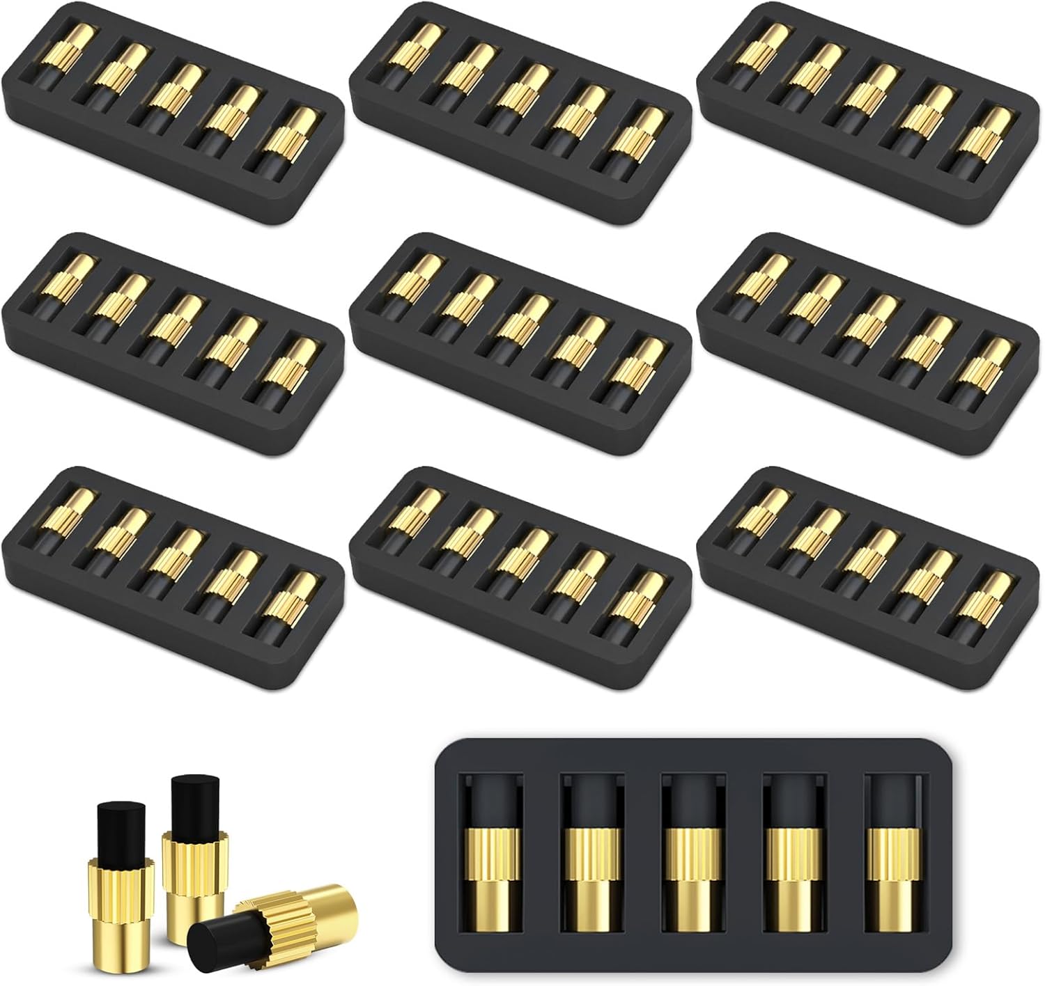 50Pcs Single Flint Lighter Flint Refills, Torch Replacement Flints for Single Flint Igniter,for Welding, brazing and Soldering(Flint Refills Strikers – 50 Pieces)