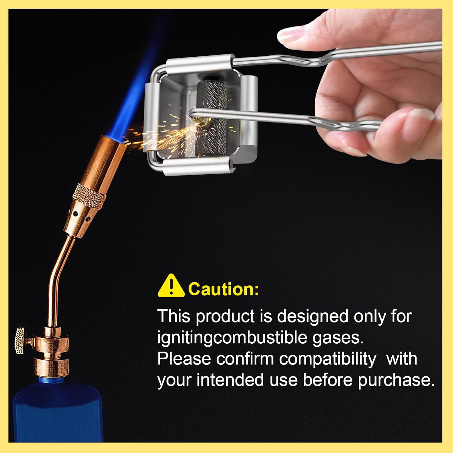 50Pcs Single Flint Lighter Flint Refills, Torch Replacement Flints for Single Flint Igniter,for Welding, brazing and Soldering(Flint Refills Strikers – 50 Pieces)