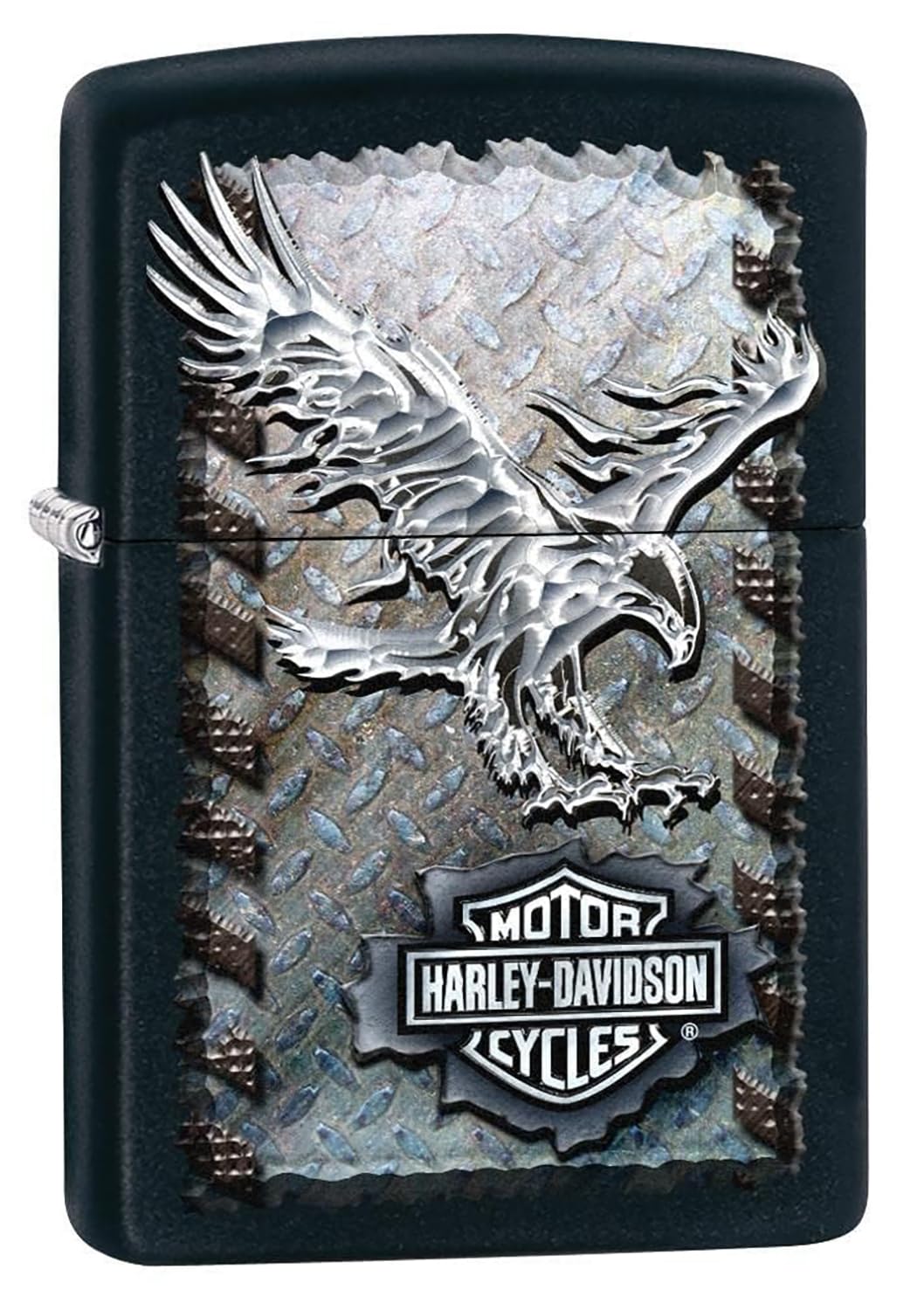 Personalized Zippo Harleey-Daviddson Windproof Oil Lighter Engraving - Christmas, Halloween & Valentines Day Gift (Globe)