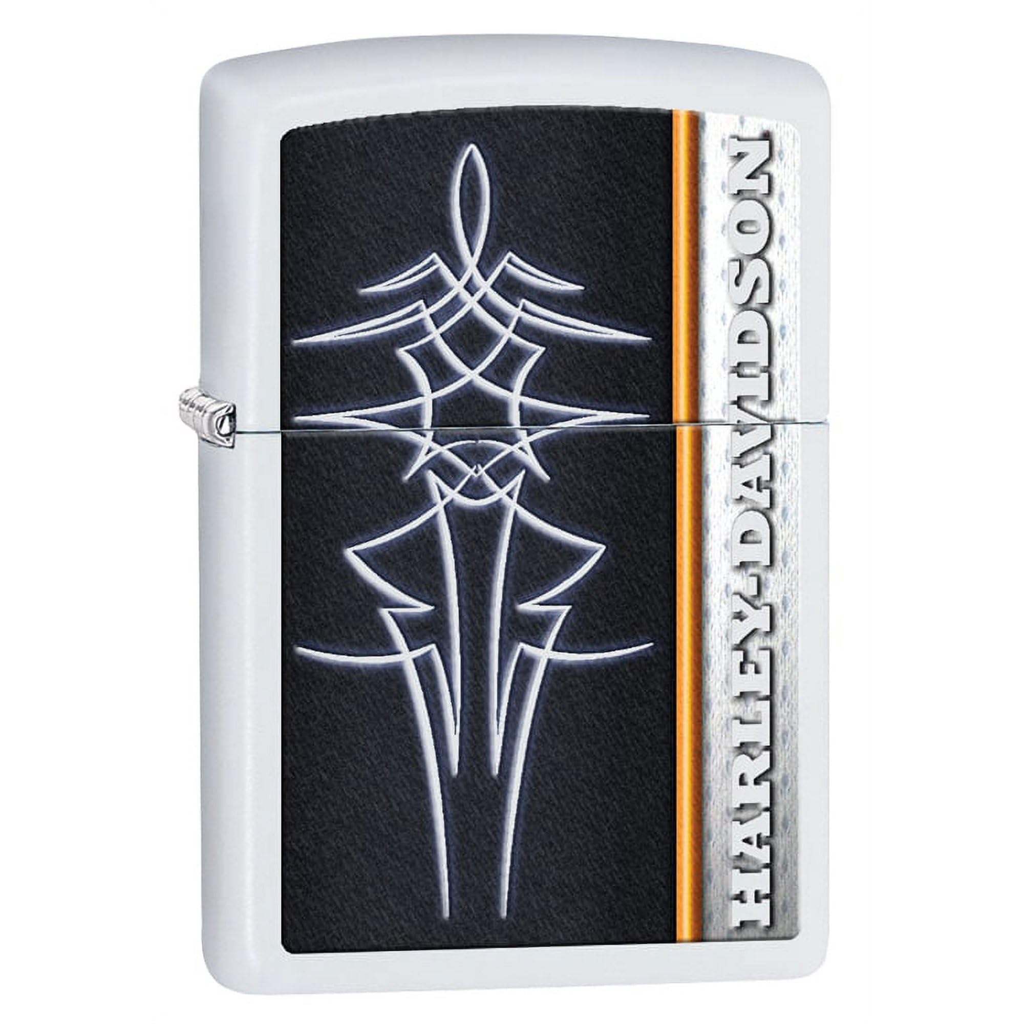 Personalized Zippo Harleey-Daviddson Windproof Oil Lighter Engraving - Christmas, Halloween & Valentines Day Gift (Globe)