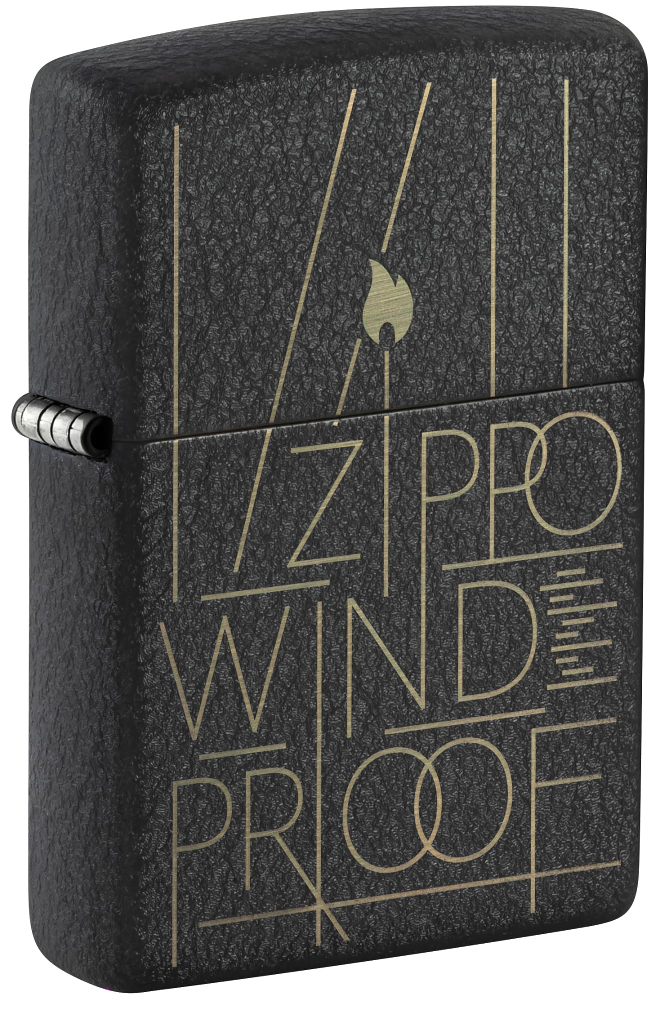 Zippo It Works Design Metallic Red Pocket Lighter